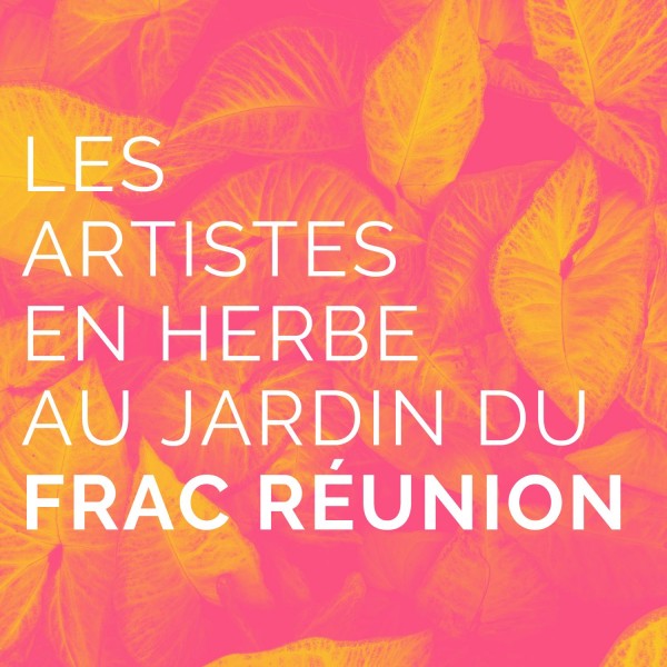 Les artistes en herbe au jardin du FRAC RÉUNION
